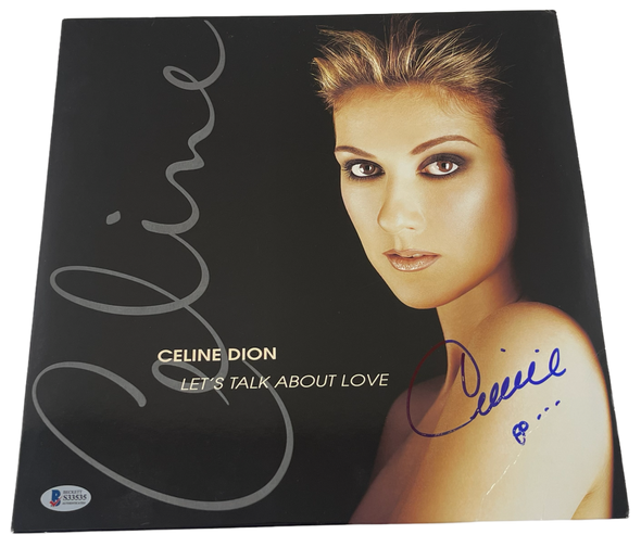 Celine Dion Authentic Autographed Vinyl Record