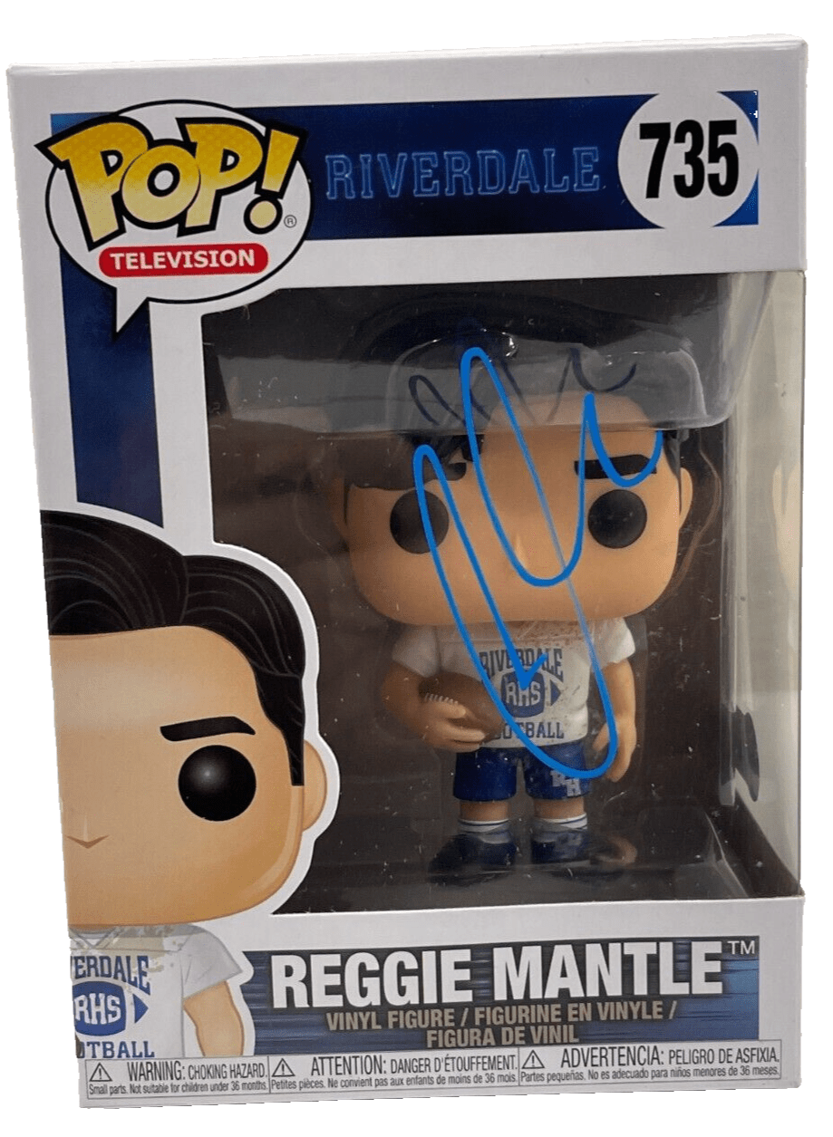 Charles Melton Authentic Autographed Reggie Mantle Riverdale 735 Funko Pop Figure