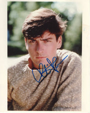 Charlie Sheen Signed 8x10 Photo Beckett COA - Item #2
