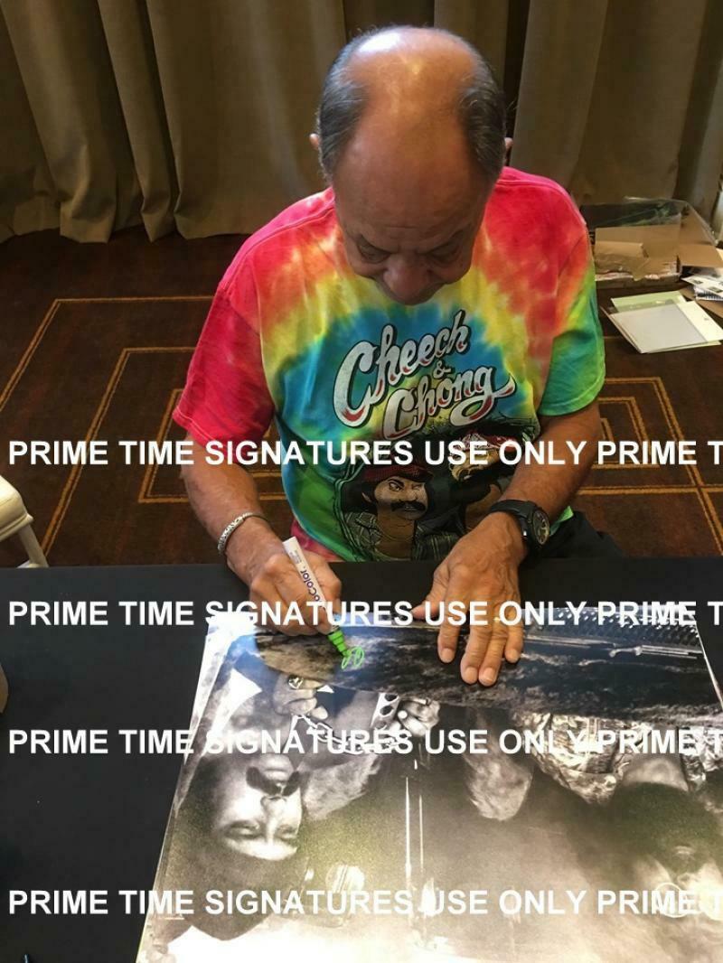 Cheech Marin Signed 16x20 Photo from Up in Smoke Beckett COA - Item #2 - Detail View