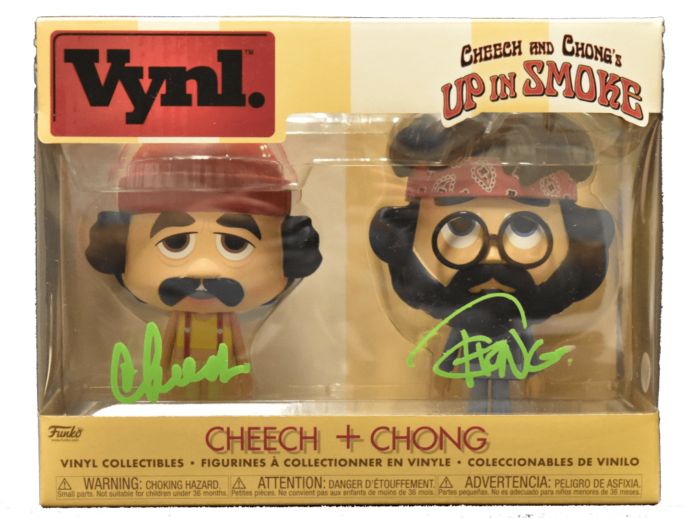 Cheech Marin, Tommy Chong Authentic Autographed Up in Smoke Funko Pop! Figure