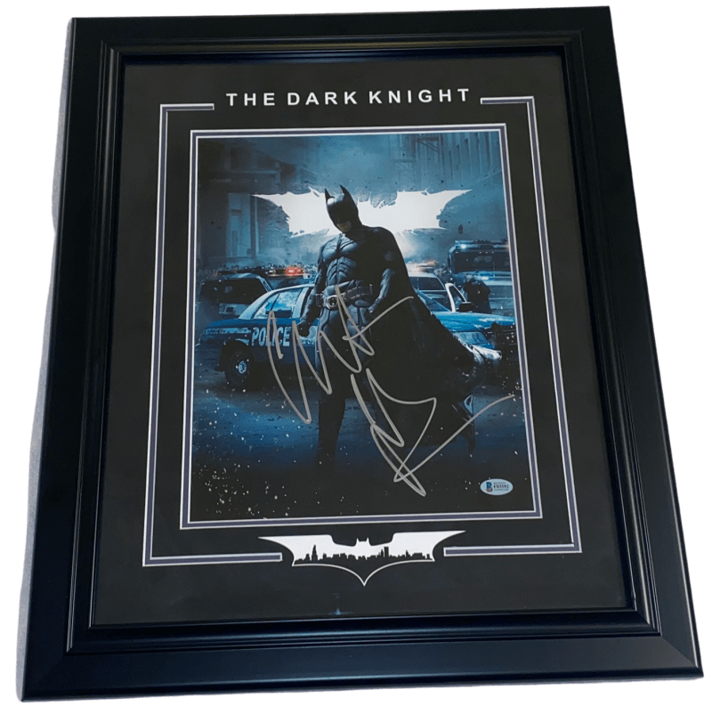 Christian Bale Signed 11x14 Photo from The Dark Knight Beckett COA - Item #67