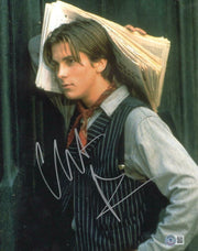 Christian Bale Signed 11x14 Photo from Newsies Beckett COA