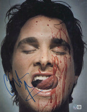 Christian Bale Signed 11x14 Photo from American Psycho Beckett COA - Item #13