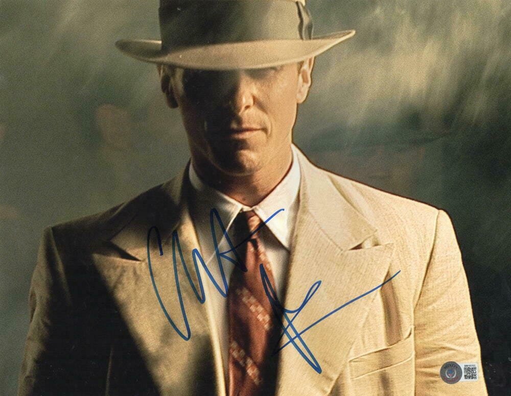 Christian Bale Signed 11x14 Photo from Public Enemies Beckett COA - Item #4