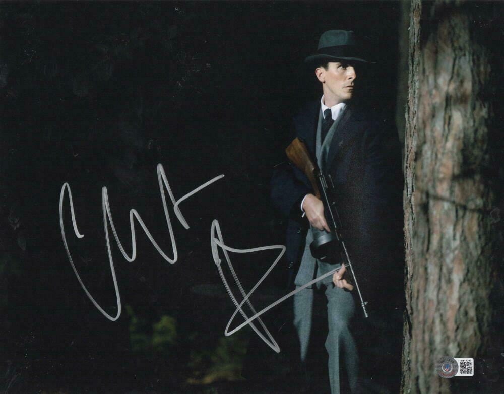 Christian Bale Signed 11x14 Photo from Public Enemies Beckett COA - Item #3