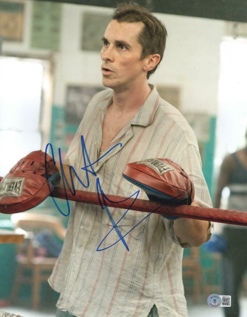 Christian Bale Signed 11x14 Photo from The Fighter Beckett COA - Item #2