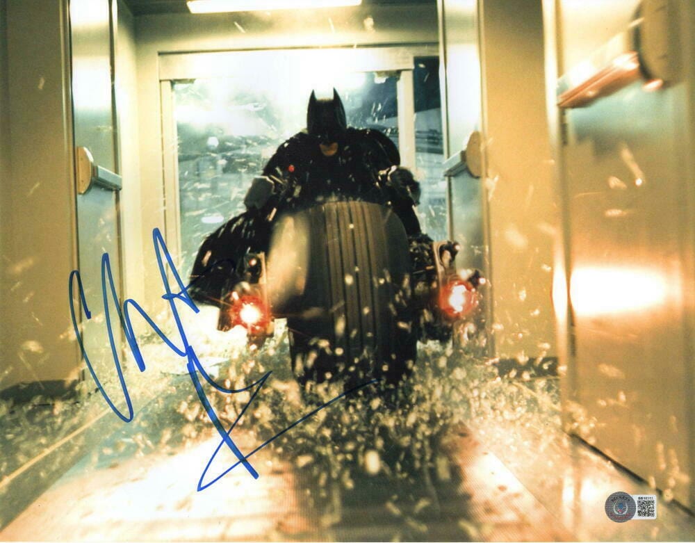 Christian Bale Signed 11x14 Photo from The Dark Knight Beckett COA - Item #65