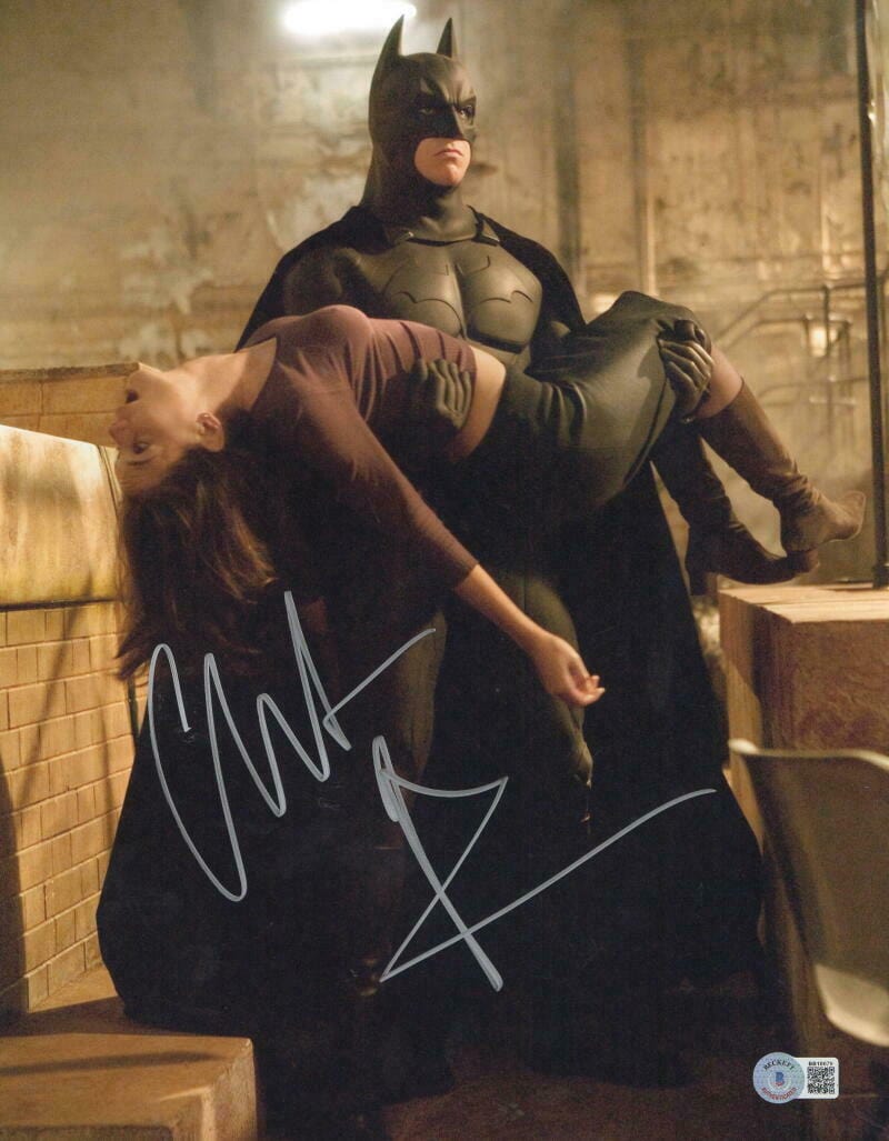 Christian Bale Signed 11x14 Photo from The Dark Knight Beckett COA - Item #61