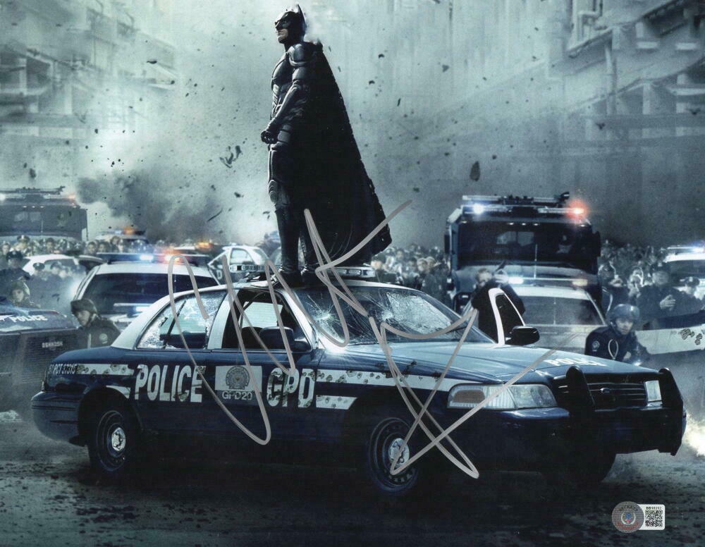 Christian Bale Signed 11x14 Photo from The Dark Knight Beckett COA - Item #54
