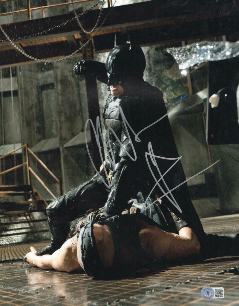 Christian Bale Signed 11x14 Photo from The Dark Knight Beckett COA - Item #47