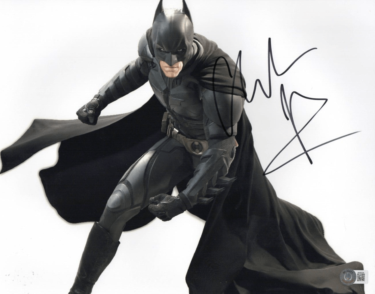 Christian Bale Signed 11x14 Photo from The Dark Knight Beckett COA - Item #33