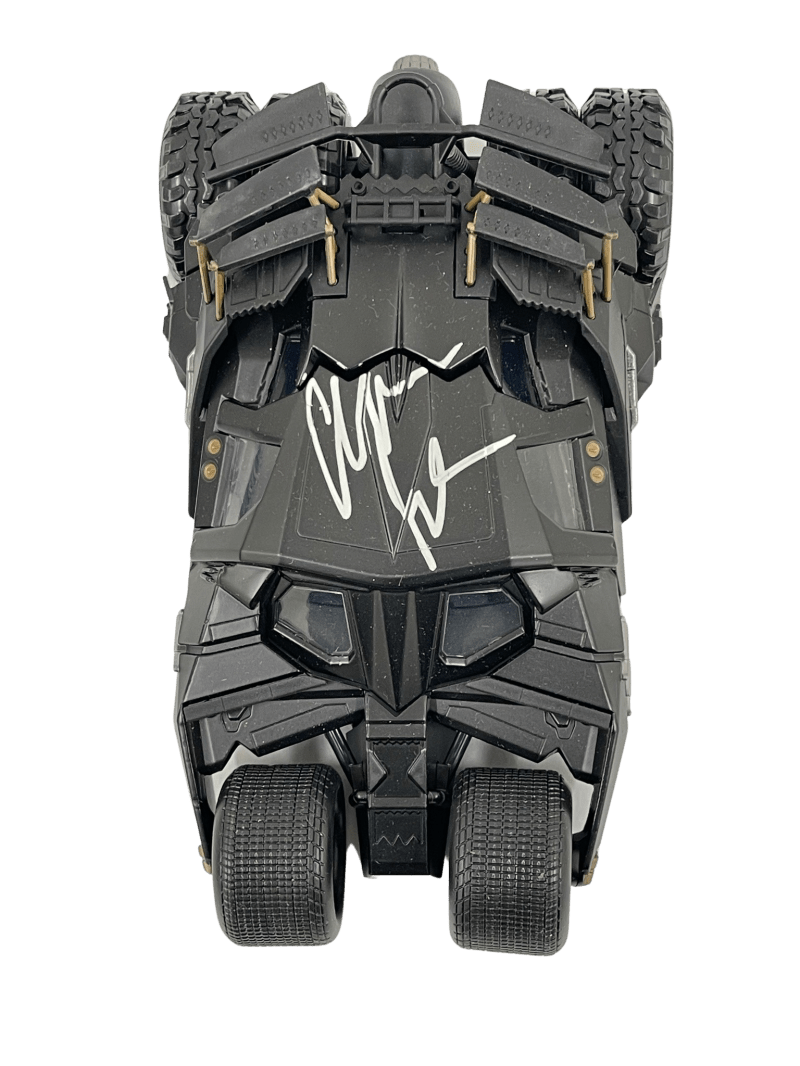 Christian Bale Authentic Autographed Batmobile Dark Knight 1:24 Diecast