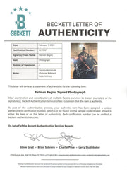 Christian Bale Signed 11x14 Photo from Batman Begins Beckett COA - Item #3 - Detail View