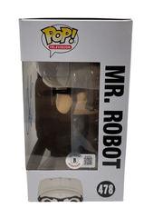 Christian Slater Signed Funko from Mr. Robot Beckett COA - Detail View