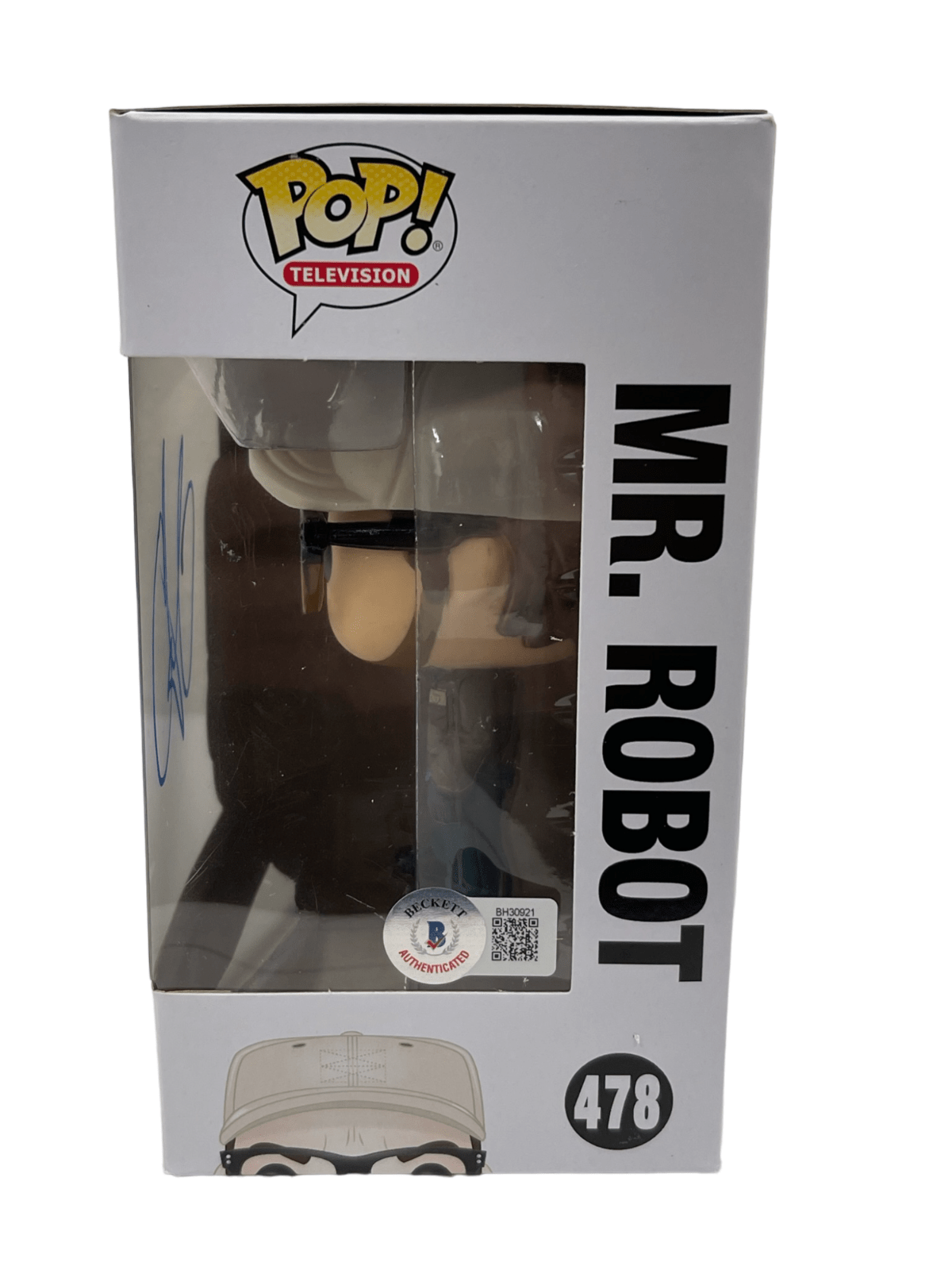 Christian Slater Signed Funko from Mr. Robot Beckett COA - Detail View