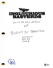 Christoph Waltz Signed Script from Inglourious Basterds Beckett COA