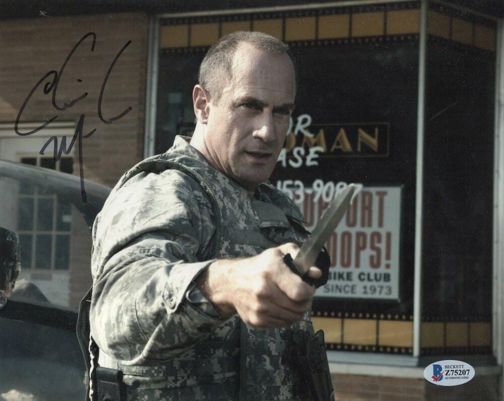 Christopher Meloni Signed 8x10 Photo from Batman v Superman Beckett COA - Item #2