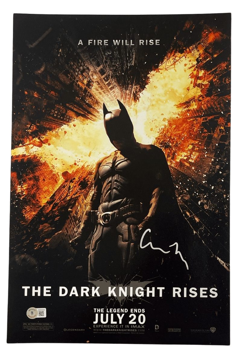 Christopher Nolan Signed 12x18 Photo from The Dark Knight Rises Beckett COA