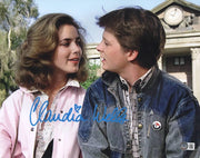 Claudia Wells Signed 11x14 Photo from Back to the Future Beckett COA - Item #12