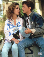 Claudia Wells Signed 11x14 Photo from Back to the Future Beckett COA - Item #10
