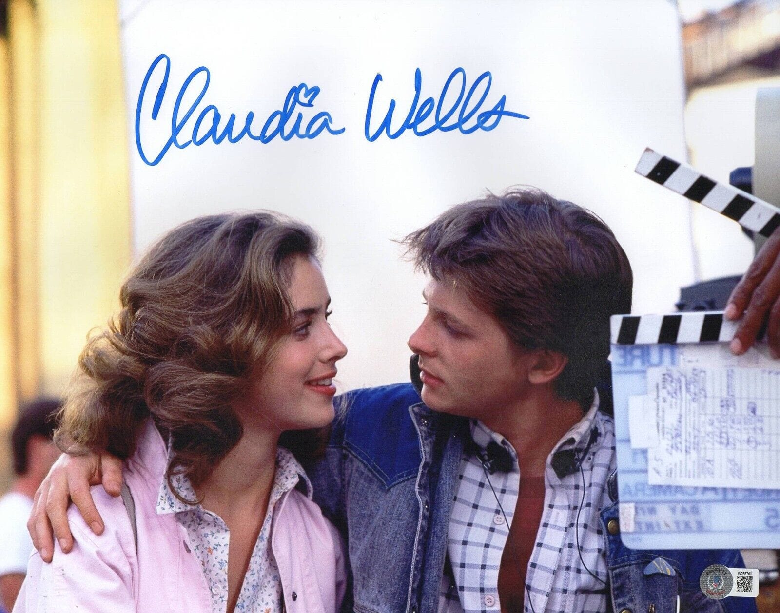 Claudia Wells Signed 11x14 Photo from Back to the Future Beckett COA - Item #7