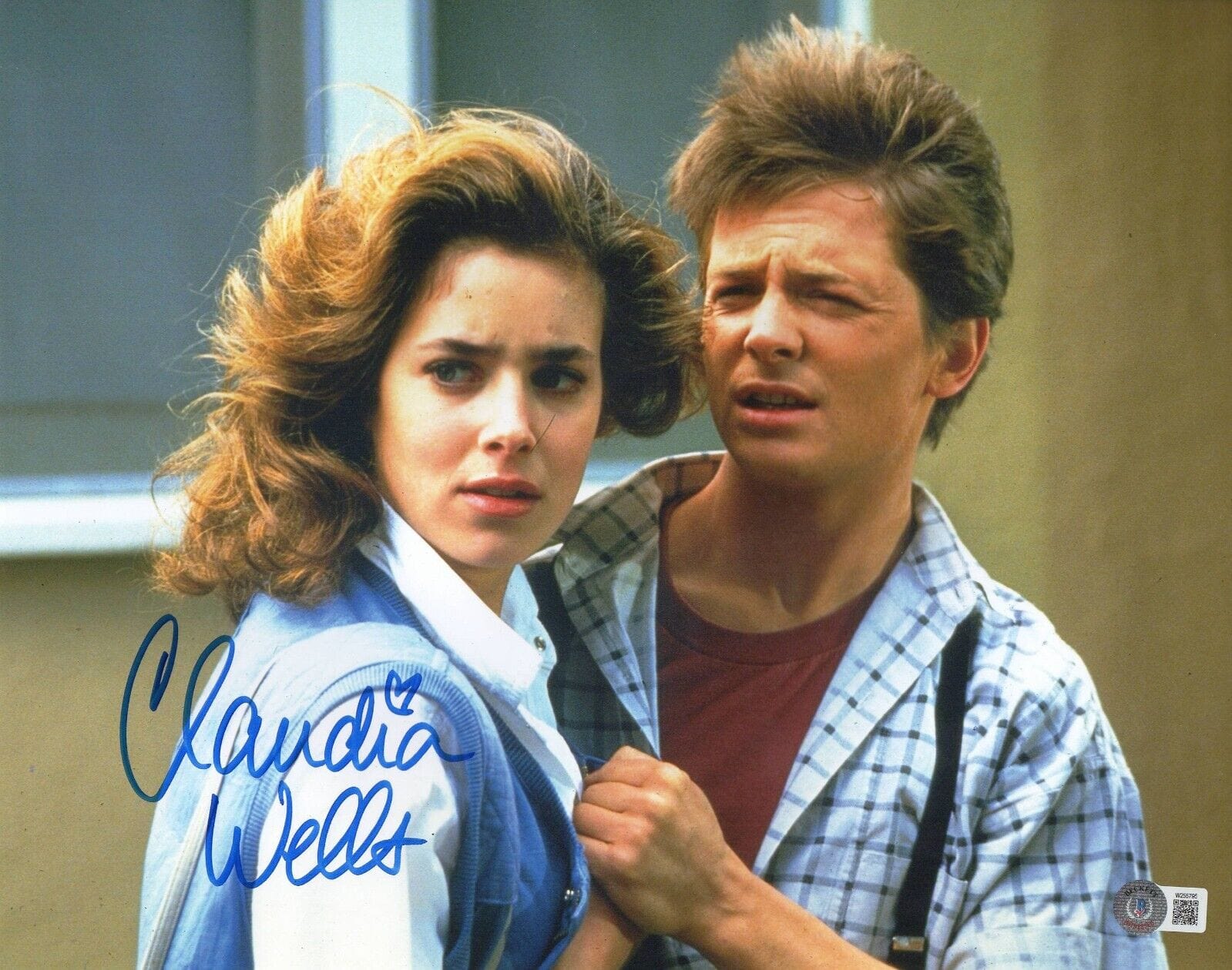 Claudia Wells Signed 11x14 Photo from Back to the Future Beckett COA - Item #5