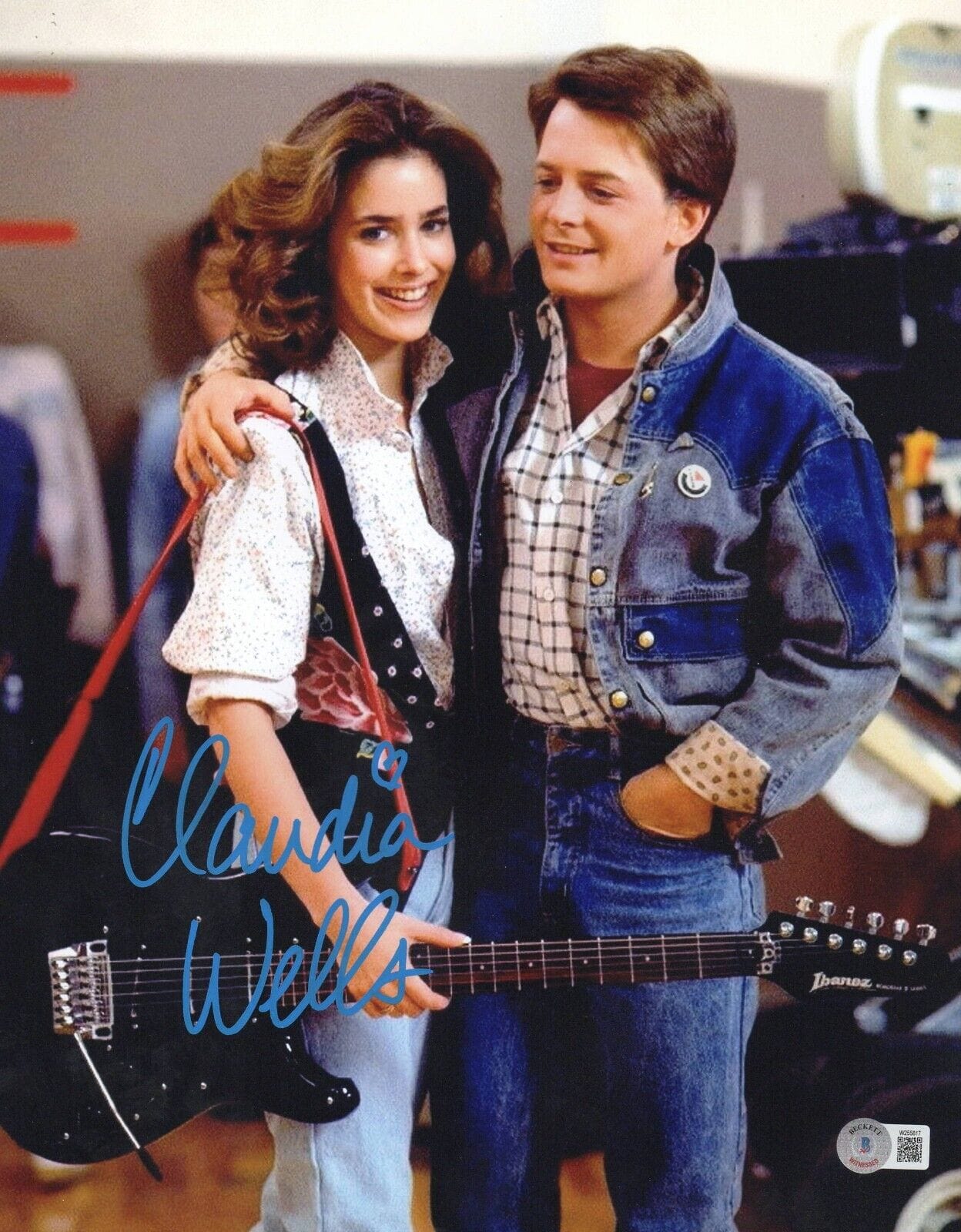 Claudia Wells Signed 11x14 Photo from Back to the Future Beckett COA - Item #3