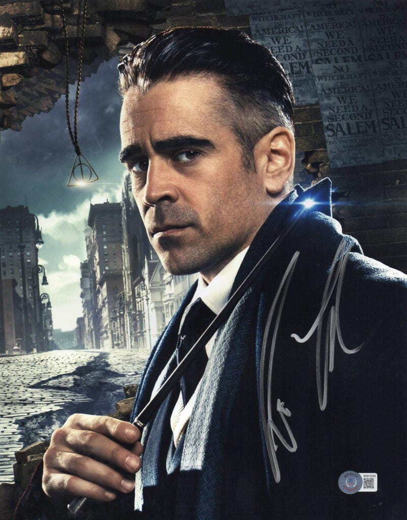 Colin Farrell Signed 11x14 Photo from Fantastic Beasts Beckett COA - Item #5
