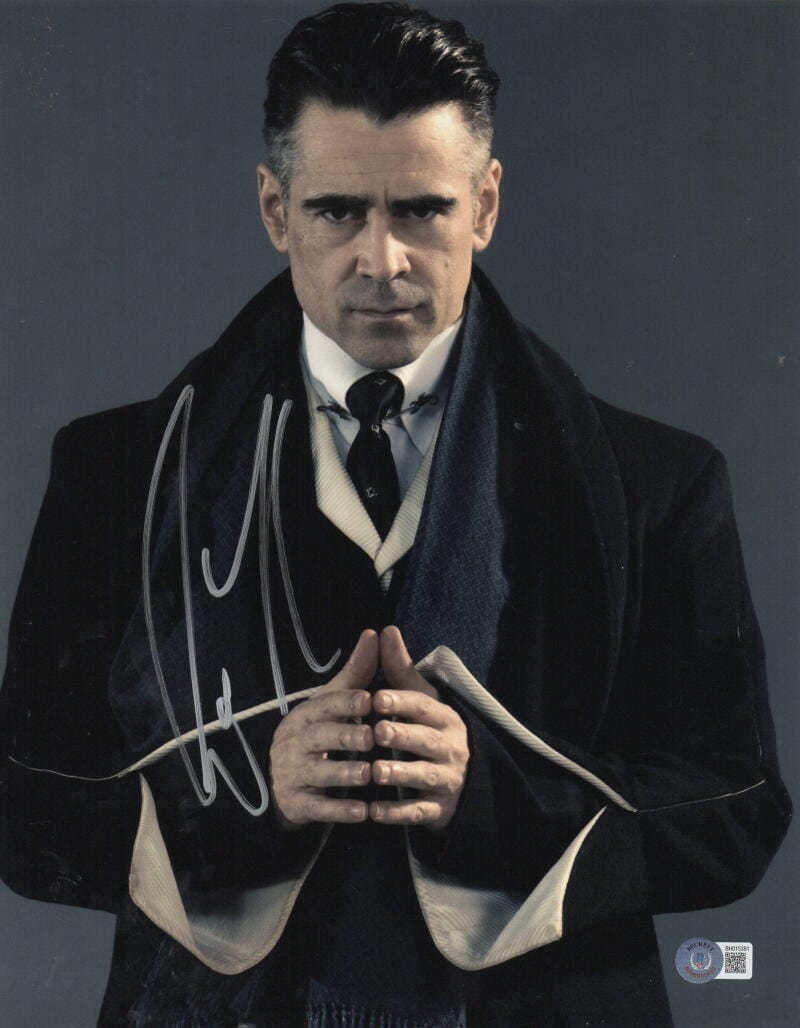 Colin Farrell Signed 11x14 Photo from Fantastic Beasts Beckett COA - Item #4