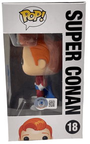 Conan O'Brien Signed Funko from Conan Beckett COA - Detail View
