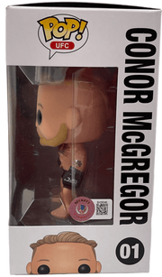 Conor McGregor Signed UFC Funko Beckett COA - Detail View