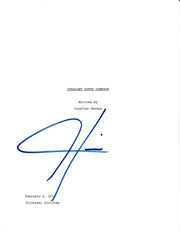 Corey Hawkins Signed Script from Straight Outta Compton Certified Authentic
