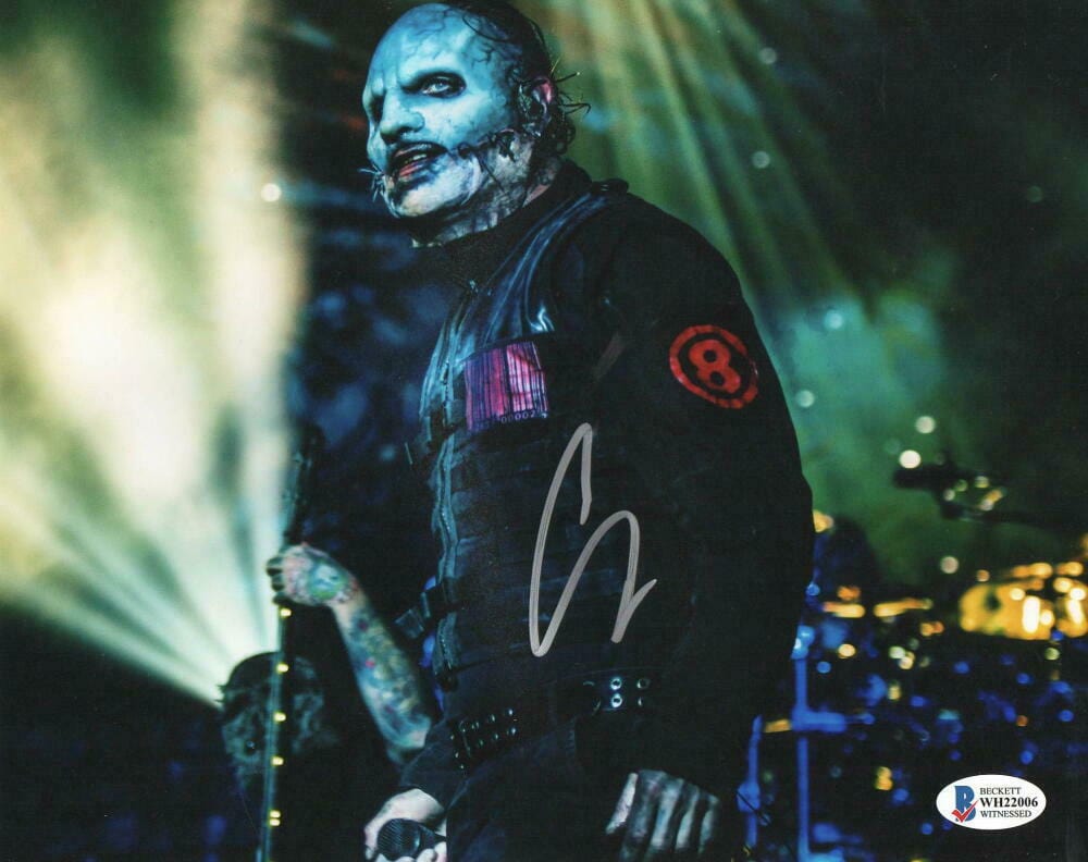 Corey Taylor of Slipknot Signed 8x10 Photo Beckett COA - Item #13
