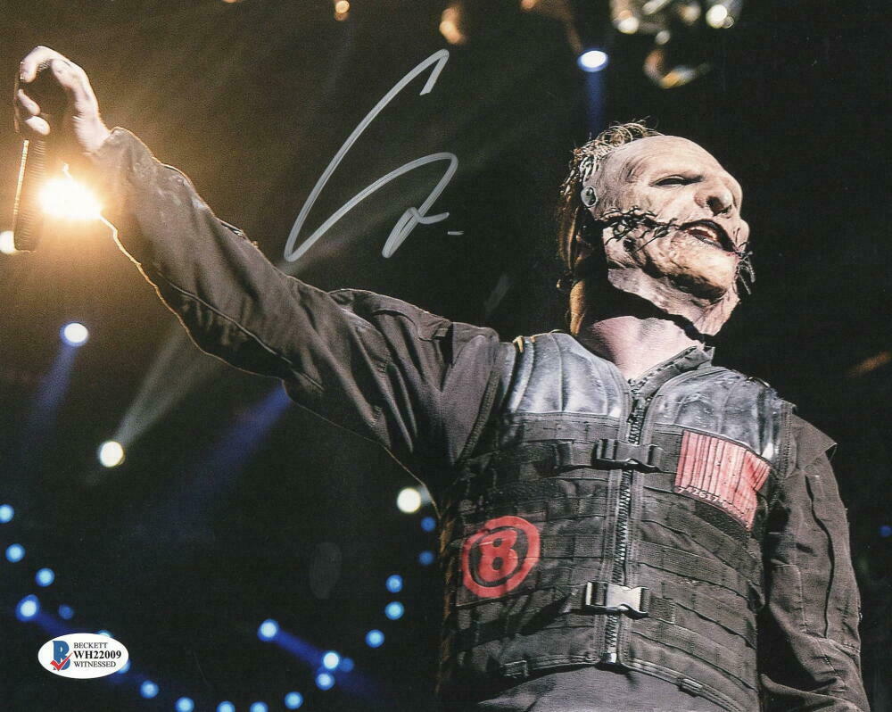 Corey Taylor of Slipknot Signed 8x10 Photo Beckett COA - Item #18