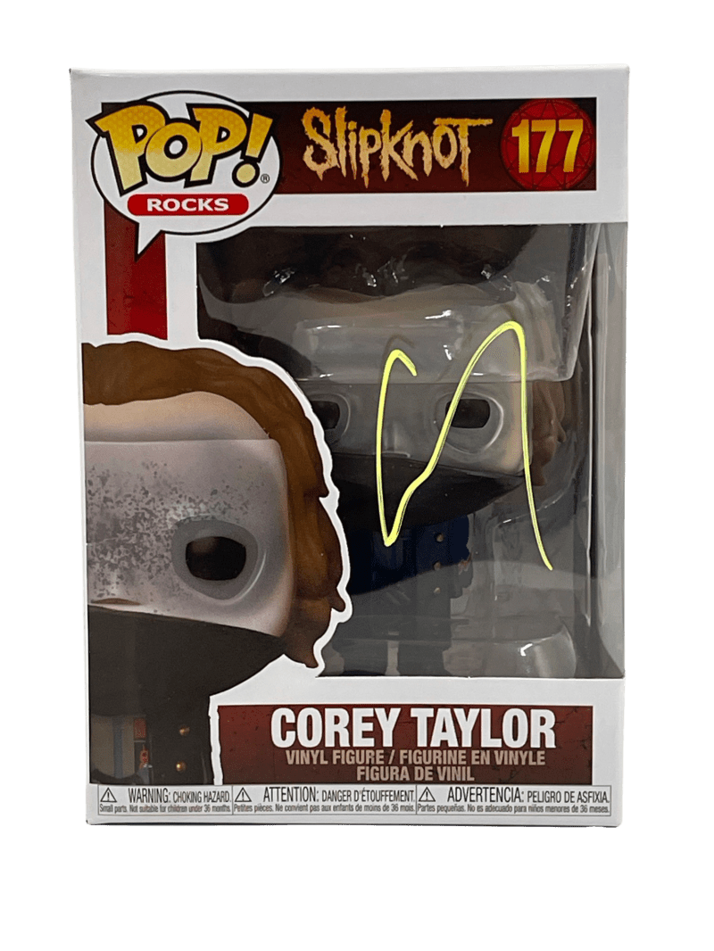 Corey Taylor of Slipknot Authentic Autographed Corey Taylor Slipknot 177 Funko Pop Figure #4