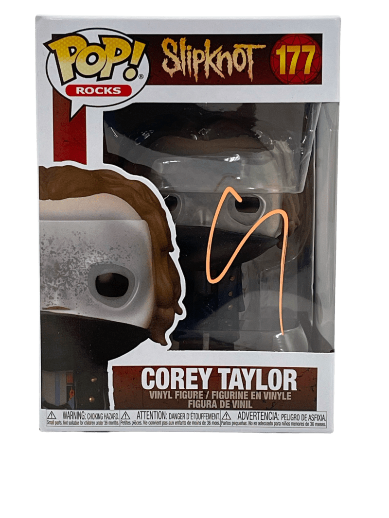 Corey Taylor of Slipknot Authentic Autographed Corey Taylor Slipknot 177 Funko Pop Figure #3