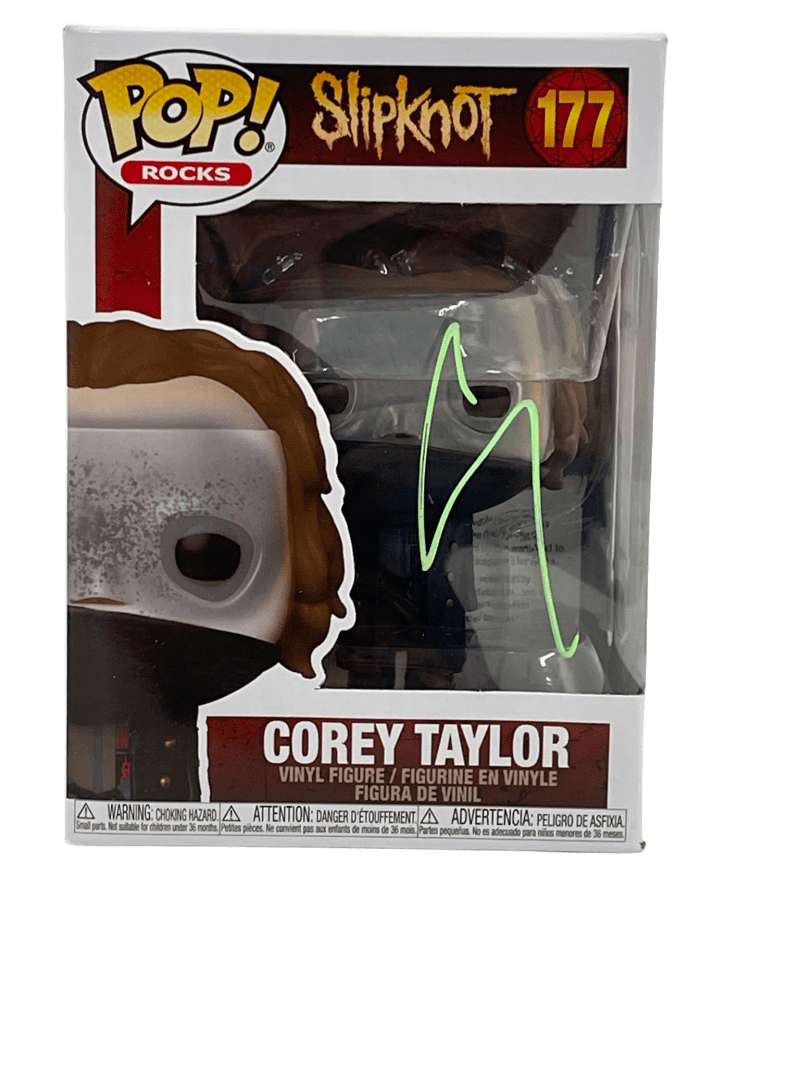 Corey Taylor of Slipknot Authentic Autographed Corey Taylor Slipknot 177 Funko Pop Figure #2
