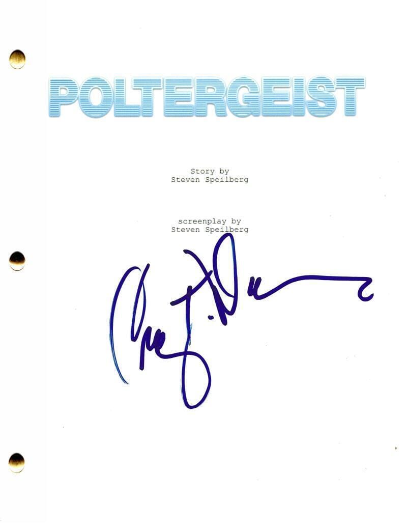 Craig T. Nelson Signed Script from Poltergeist Certified Authentic