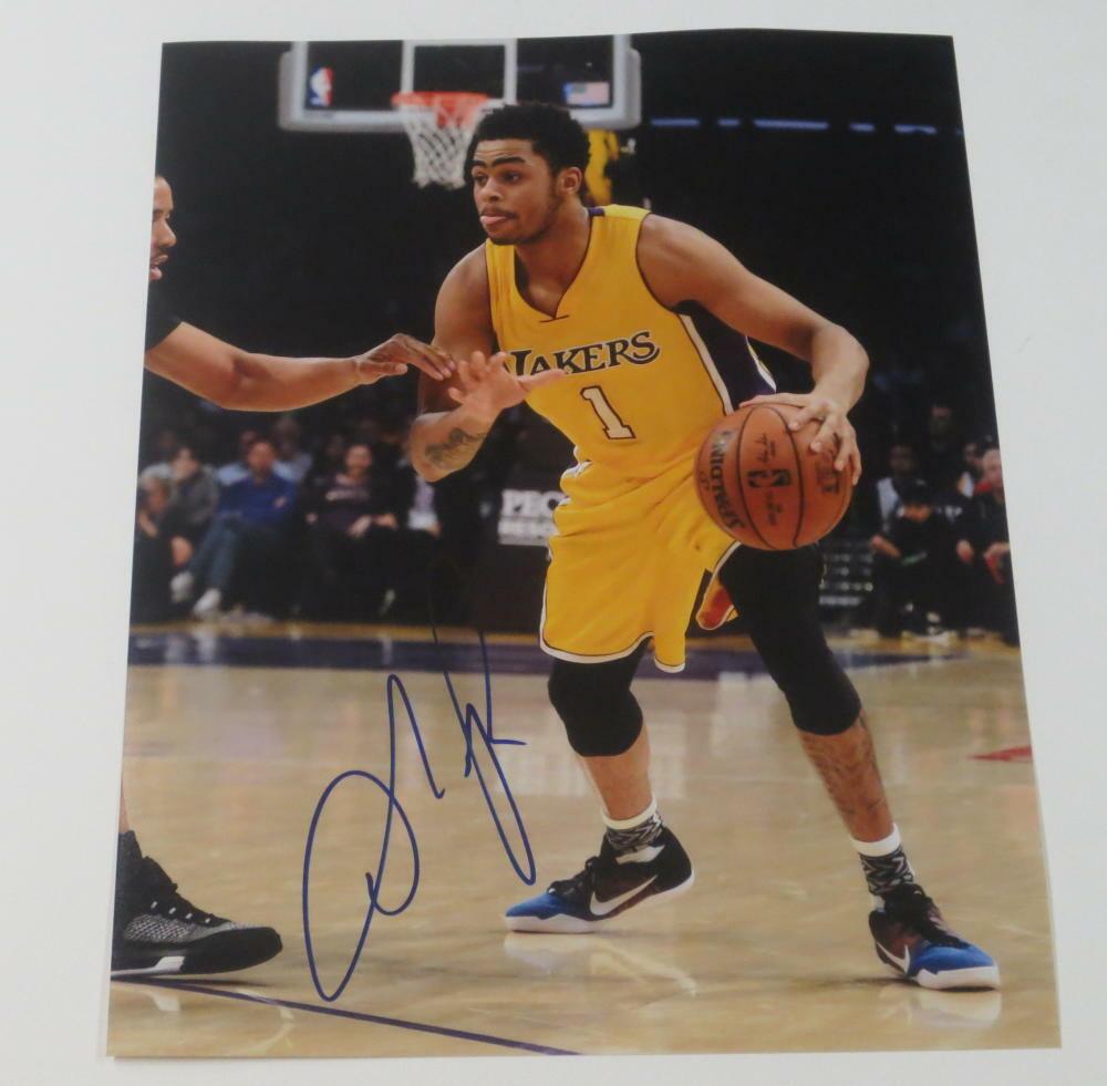 D'Angelo Russell Authentic Autographed 11x14 Photo - Prime Time Signatures - Sports