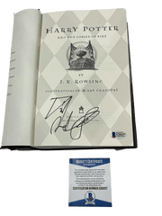 Daniel Radcliffe Authentic Autographed Harry Potter and the Goblet of Fire Hardcover Book