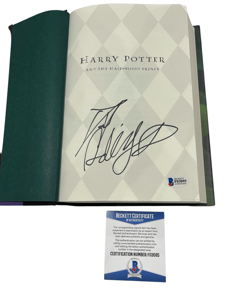 Daniel Radcliffe Authentic Autographed Harry Potter and the Half-Blood Prince Hardcover Book