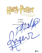Daniel Radcliffe & Rupert Grint Authentic Autographed Harry Potter & The Sorcerer's Stone Script #2