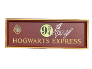 Daniel Radcliffe Signed Hogwarts Express 9 3/4 Sign - Prime Time Signatures - TV & Film