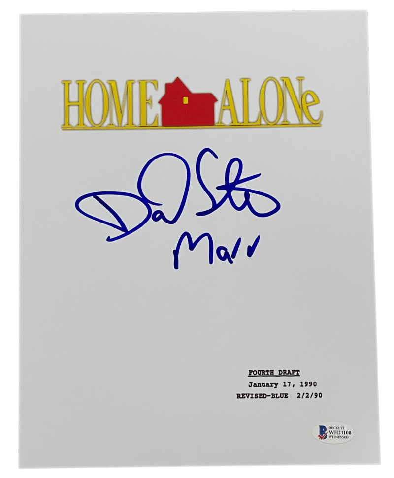 Daniel Stern Signed Script from Home Alone Beckett COA