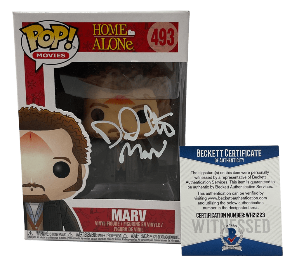 Daniel Stern Authentic Autographed Marv Home Alone 493 Funko Pop Figure #2
