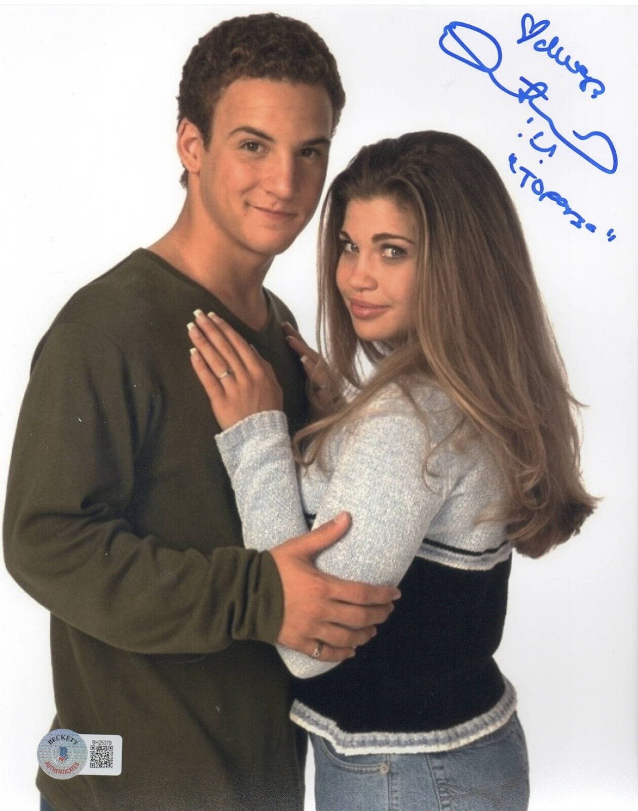 Danielle Fishel Signed 8x10 Photo from Boy Meets World Beckett COA - Item #9