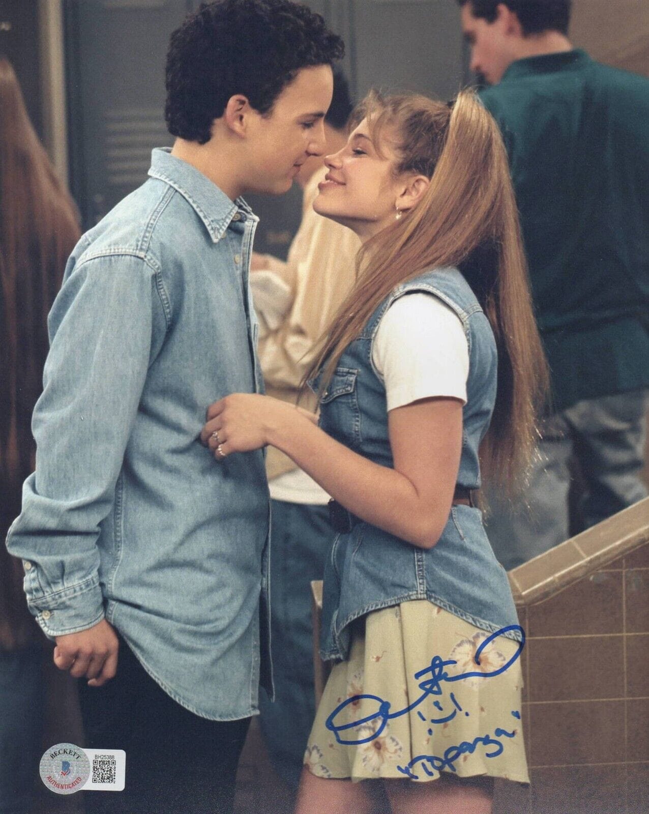 Danielle Fishel Signed 8x10 Photo from Boy Meets World Beckett COA - Item #6