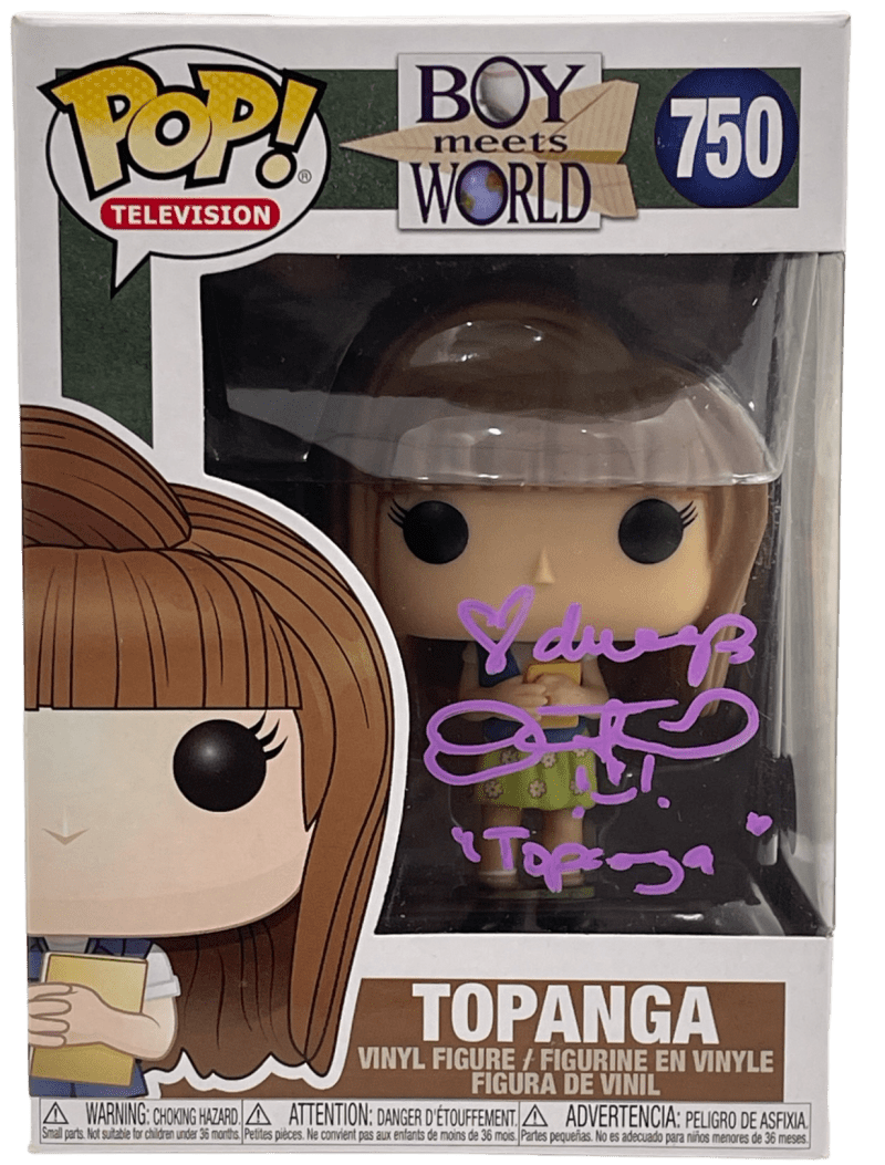 Danielle Fishel Authentic Autographed Topanga Boy Meets World 750 Funko Pop Figure #3