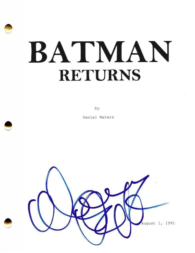 Danny DeVito Signed Script from Batman Returns Certified Authentic